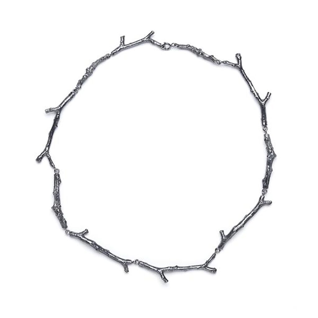 necklace Thicket Beauty Twig oxidized