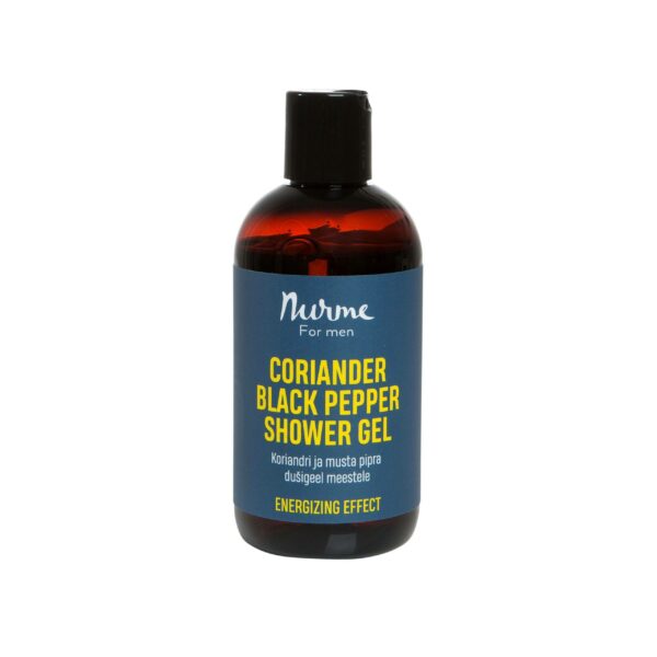 Coriander and black pepper shower gel