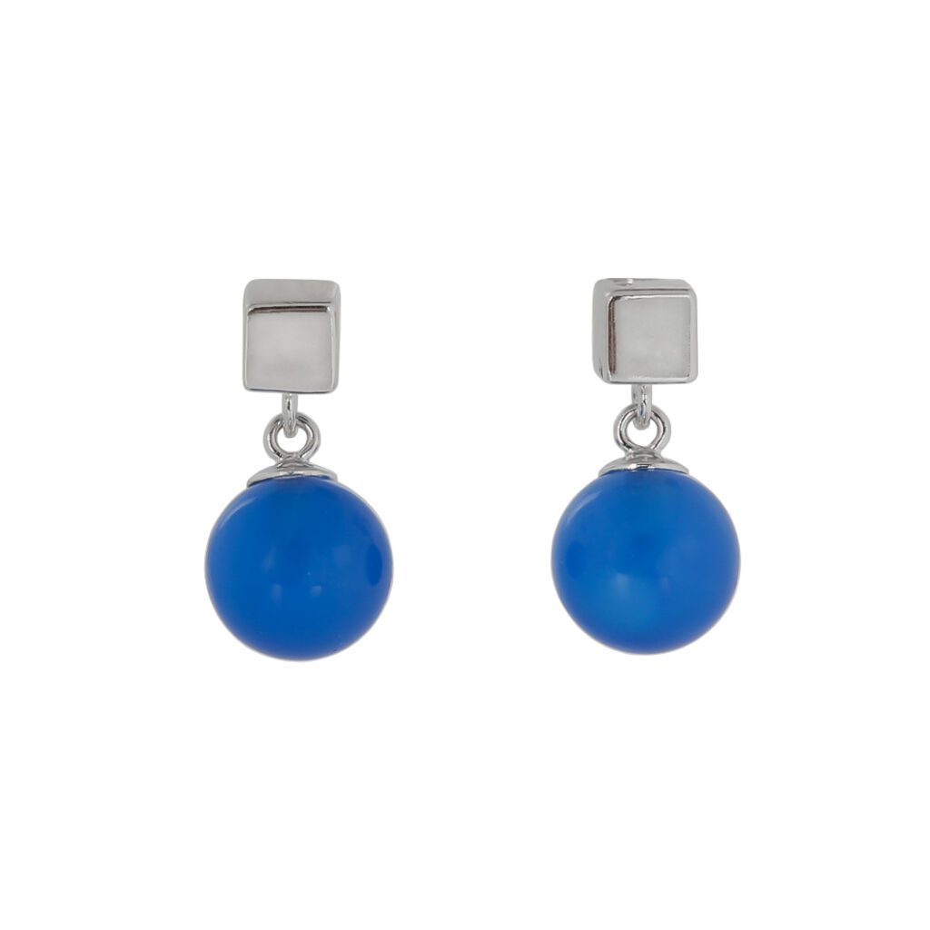 Earrings Solid Candy blue
