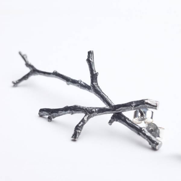 earrings Thicket Beauty Twig oxidized