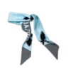 Mini silk scarf Coat of Clouds