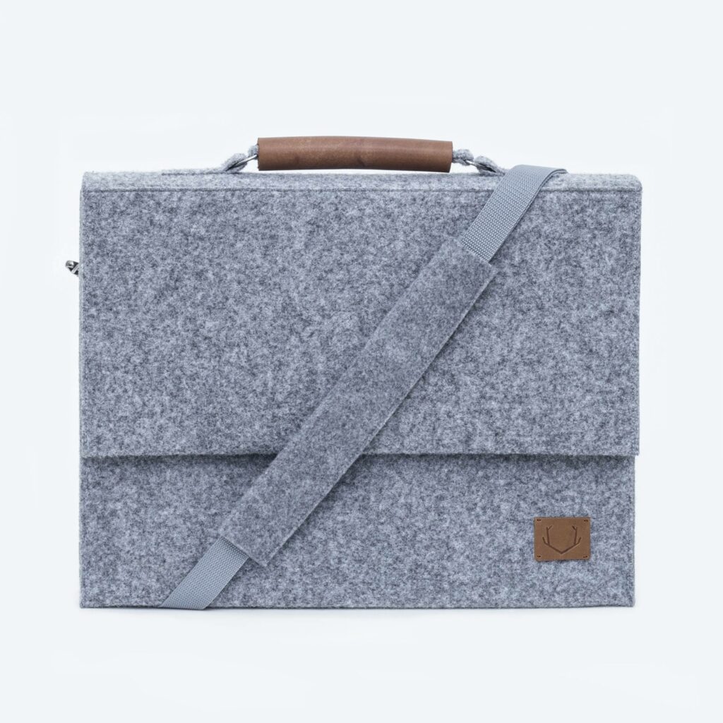 Light gray briefcase Sören