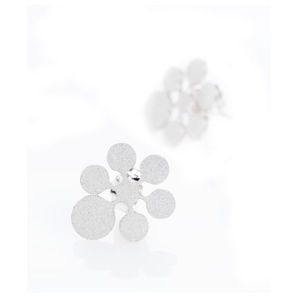 Earrings Snow Flowers Singel M