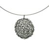 Braided medium necklace black - Image 5