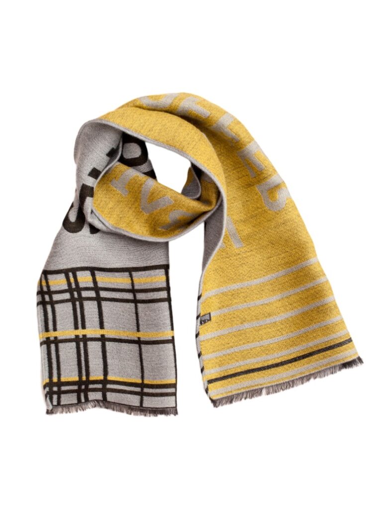 Scarf Sarcasm Is One More Service I Offer grey/ yellow
