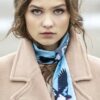 Mini silk scarf Coat of Clouds - Image 3