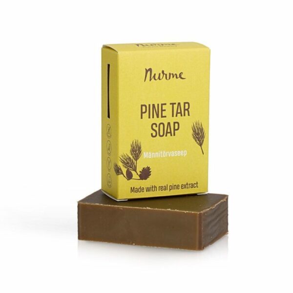 Pine tar soap