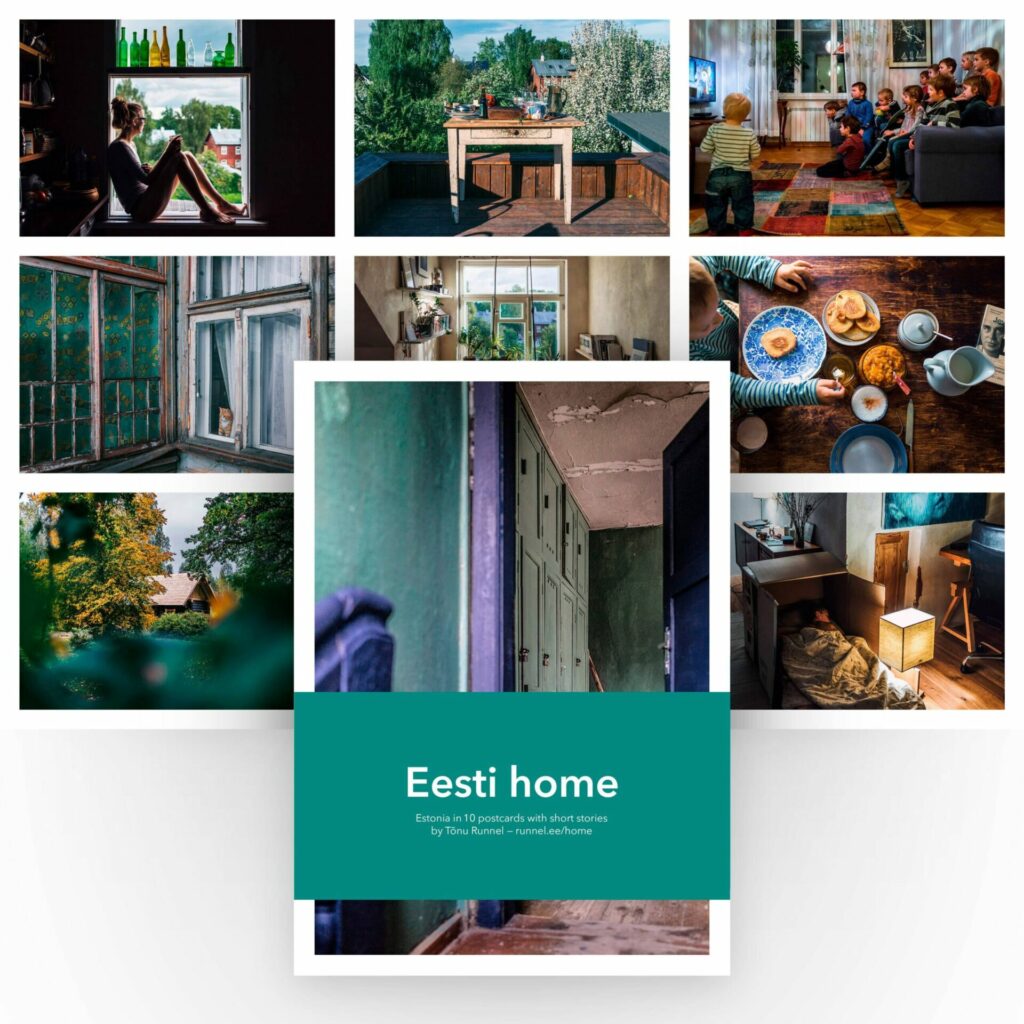 Postcard set Estonian Home