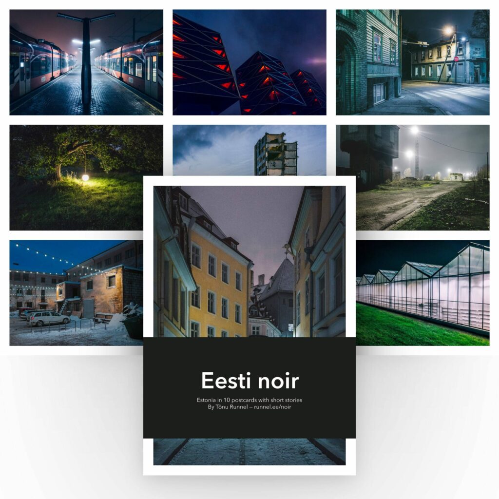Postkaardipakk Eesti Noir