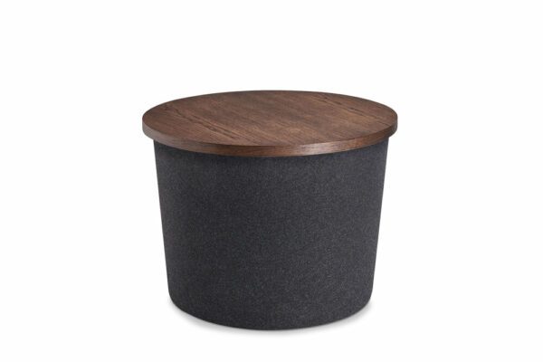 Felted Storage Stool Anthracite