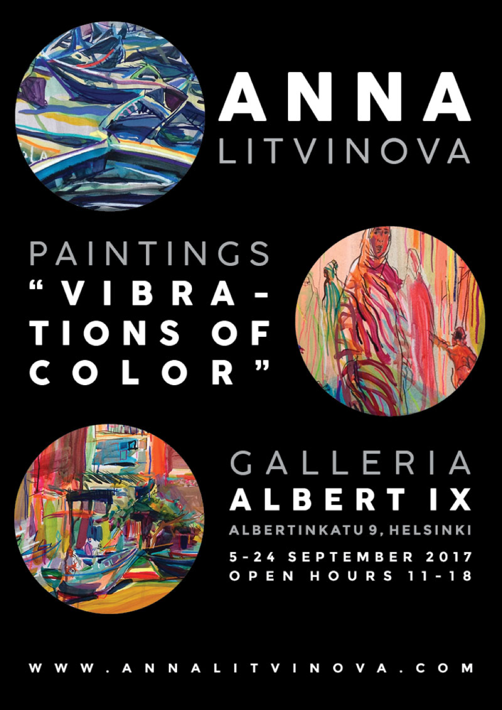 Anna Litvinova paintings exhibition