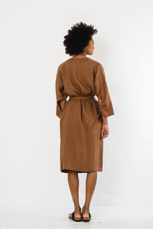 Lucca dress brown2