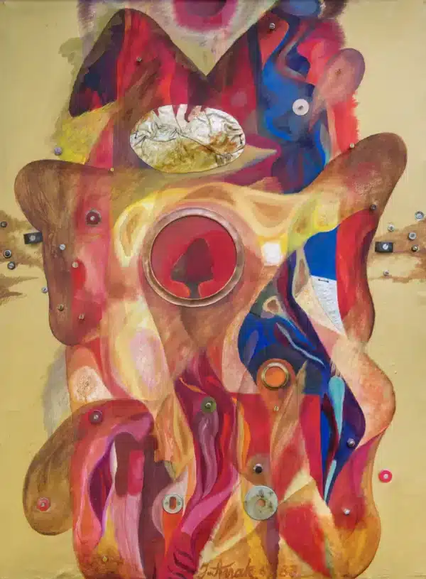 Miurio Arrak oranž kompositsioon 1967 siidirätik2