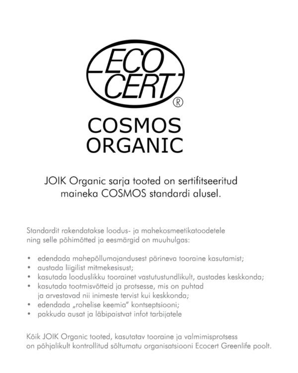 Joik Eco Cert est