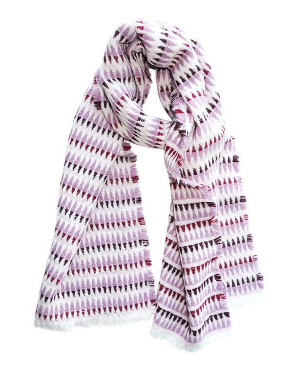 Kelpman-Textile-Harlequin-scarf-pink-pink