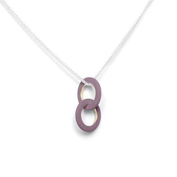 Lisa Kroeber necklace rings pastel violet