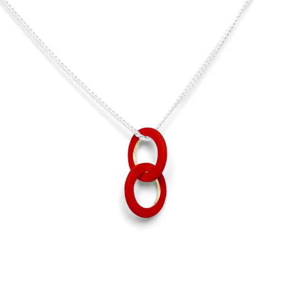 Lisa Kroeber necklace rings red