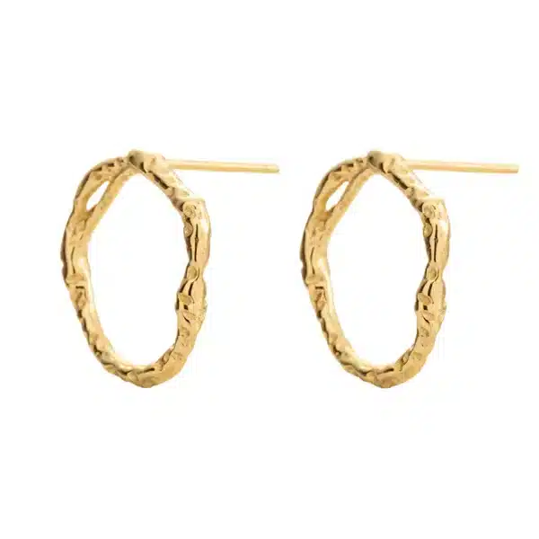 Onehe Echo golden stud earrings 2