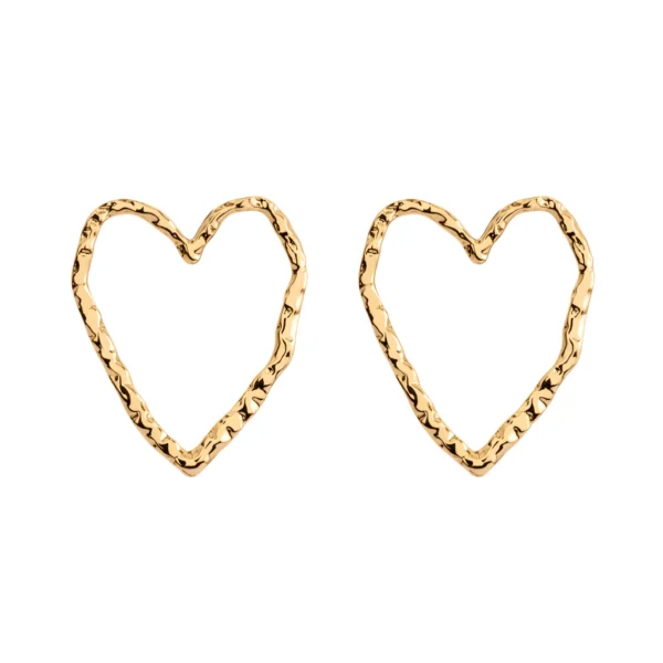 Onehe Eros golden stud earrings