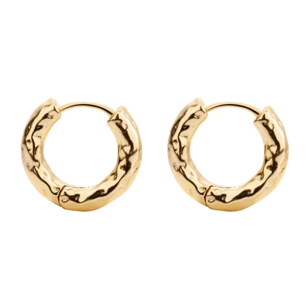 Onehe Frida golden hoop earrings 2