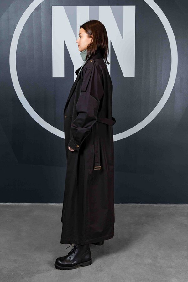 Varan Long trench chocolate2
