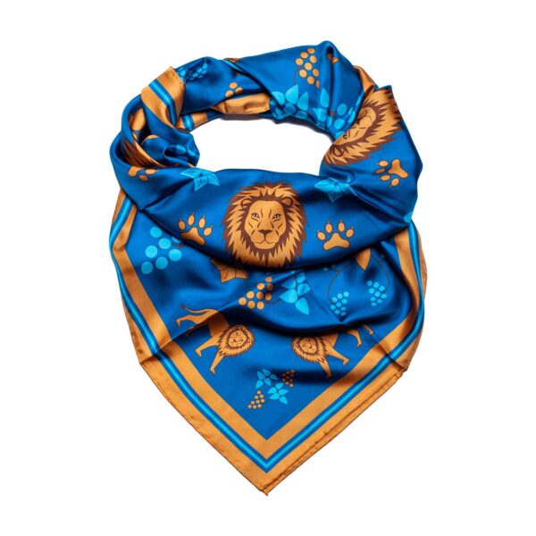 BSURD-Silk-scarf-with-lions