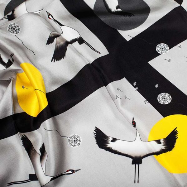 Bsurd-Silk-scarf-with-crane-birds-2