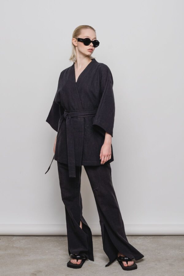 Ellen Richard lühike linane kimono 4