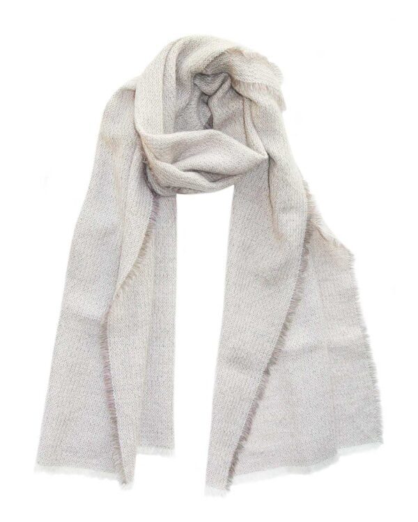 Kelpman Textile LINEAR MOHAIR blend scarf light pink Kel103