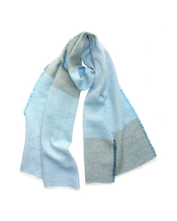 Linear-mohair-blend-wool-scarf-blue-green-kel117