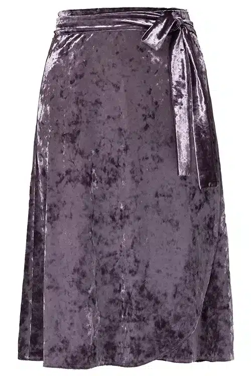 Kriss Soonik Piret Wrap Skirt Lilac 2