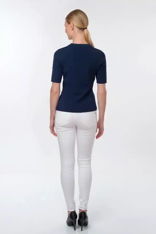 Arctic Affair tumesinine kootud topp Forget-me-not2