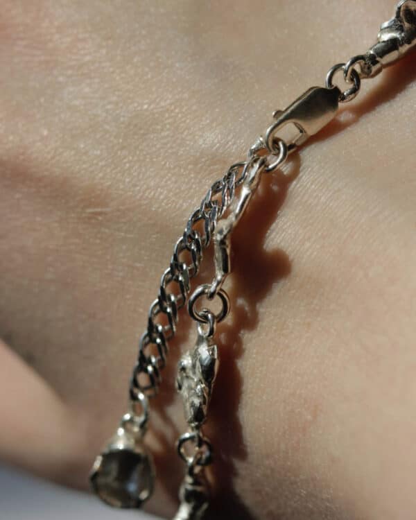 Claudia Lepik Cast Bit Chain Bracelet2