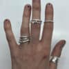 Claudia Lepik Textured Cast Bit Ring2