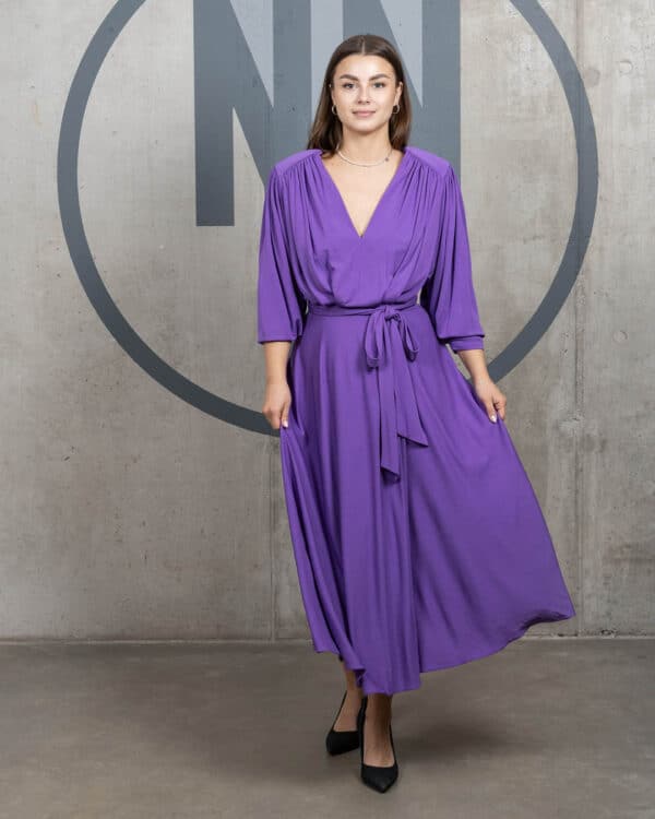 Iris Janiver Purple Dress