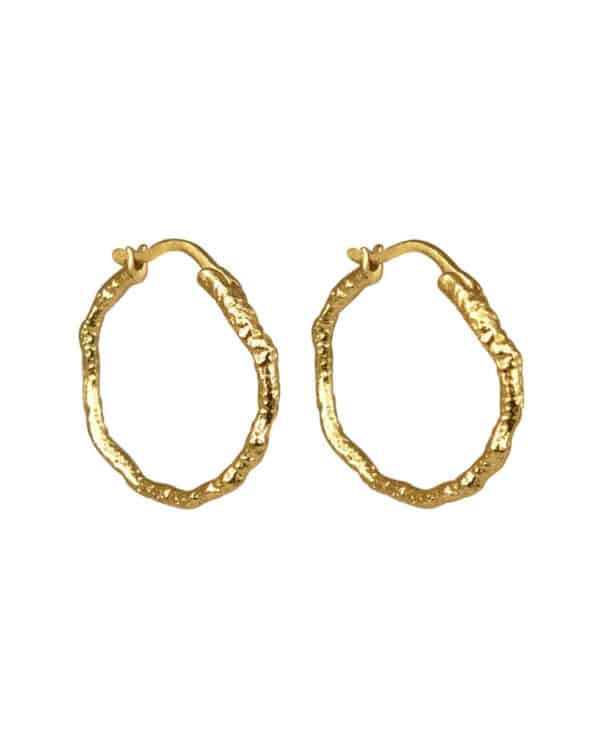 Athena hoop earrings