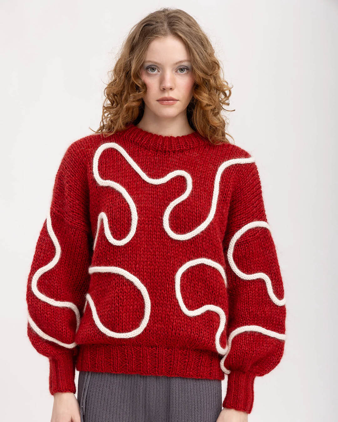 Kampsun Luna punane _ Ärni Blum_