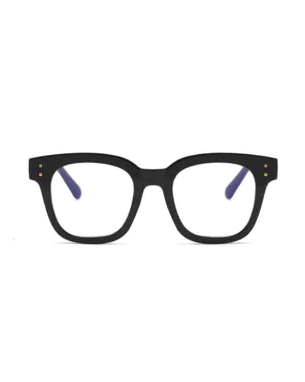 Sininevalgus ekraanivalguse prillid Madrid läikiv must UV-400 2