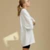 Less Stress Clothes t-sark Total White