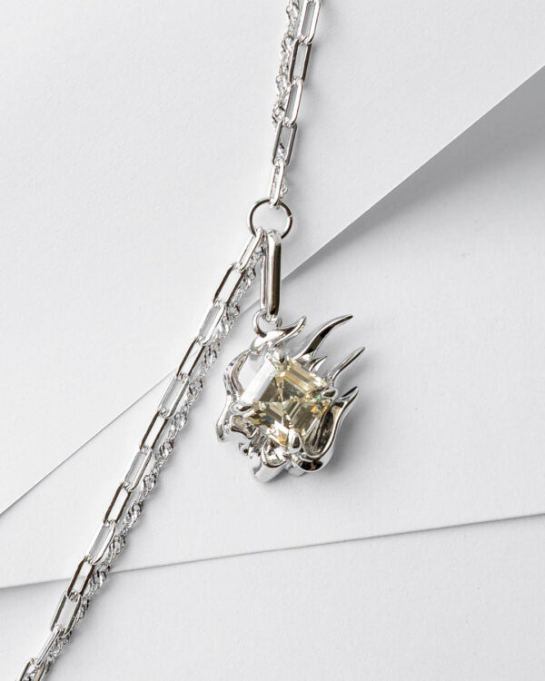 Kaelakee Dusk Fire mix-chain Citrine - NRTN_