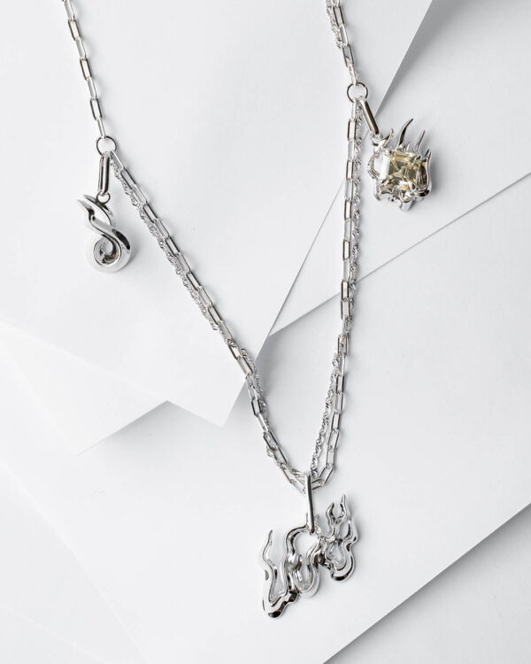 Kaelakee Dusk Fire mix-chain Citrine - NRTN_2