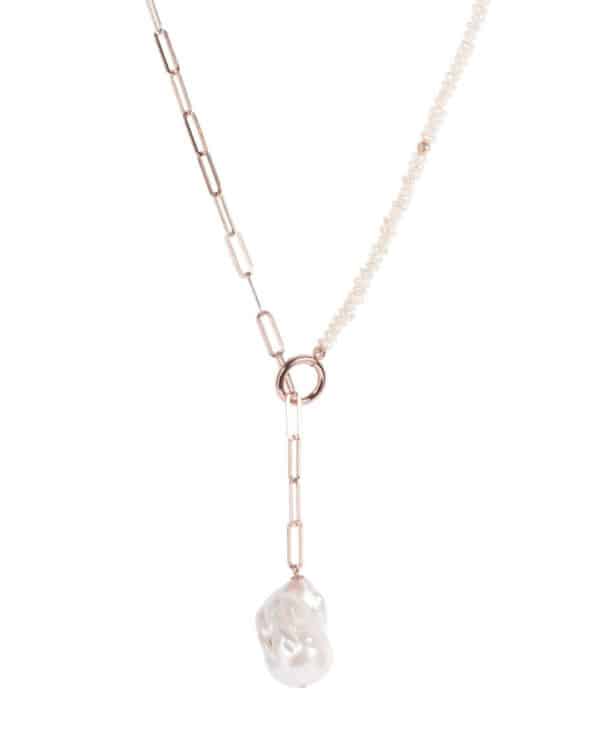 Myamoon kaelakee Mother-pearl choker