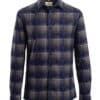 Sangar tumesinine meeste särk ruut Slim Fit