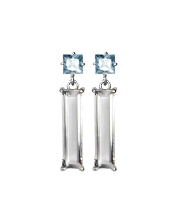 Earrings Mineralia Rock Crystal