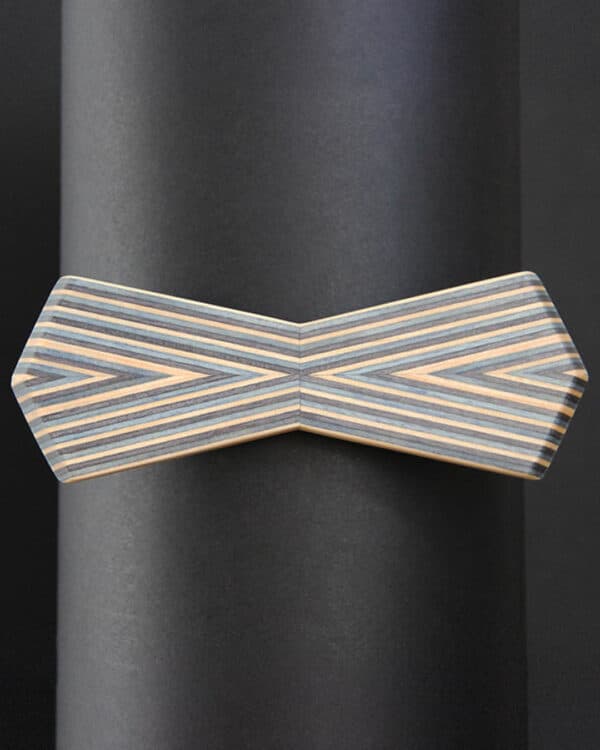 Bow tie blue-black-white