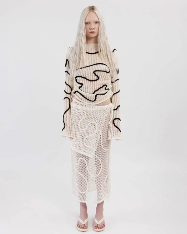 Ami puuvillane pluus valge