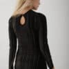 Krista Pleated Velvet Supspender Top - black - Image 4