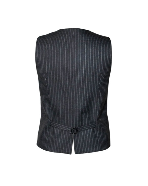 Triibuline vest Margot tumehall KÄT - 2