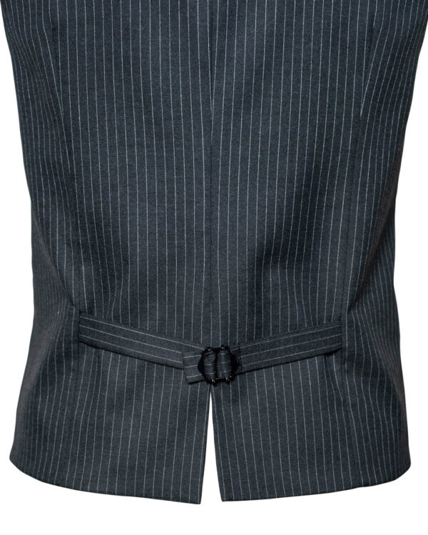 Triibuline vest Margot tumehall KÄT - 3