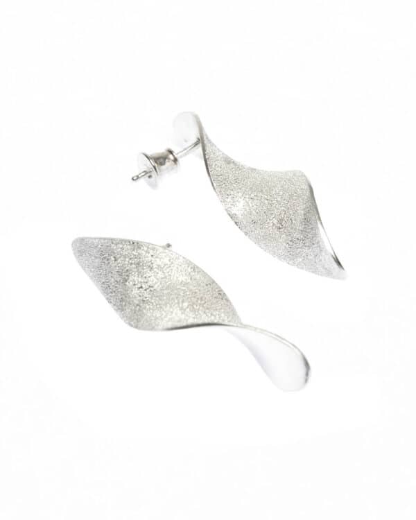 Earrings Nano Ovale silver